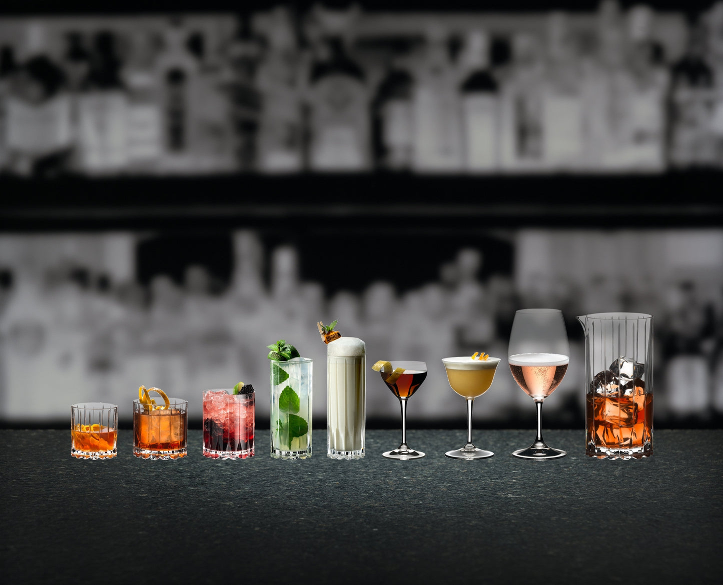 RIEDEL Cristalería Específica para Bebidas Set de Rocas y Highball