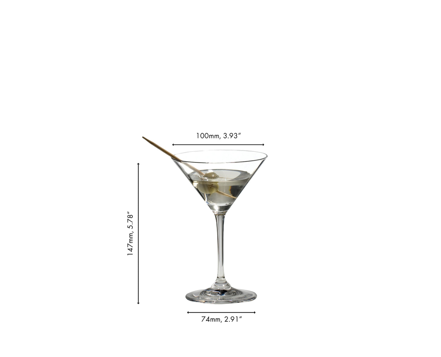 RIEDEL Vinum Martini - Set di 2 Bicchieri