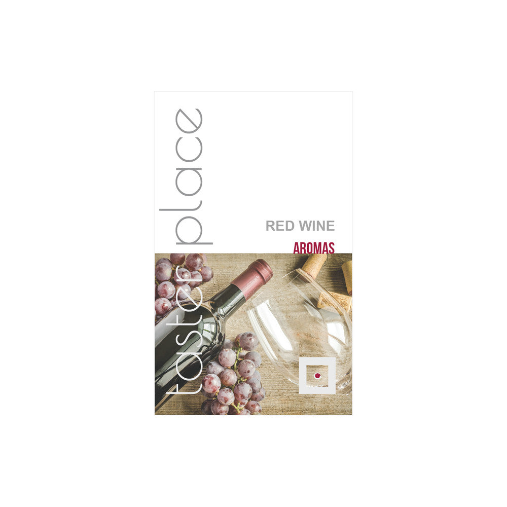 TASTERPLACE - Kit de Aromas de Vino Tinto 12