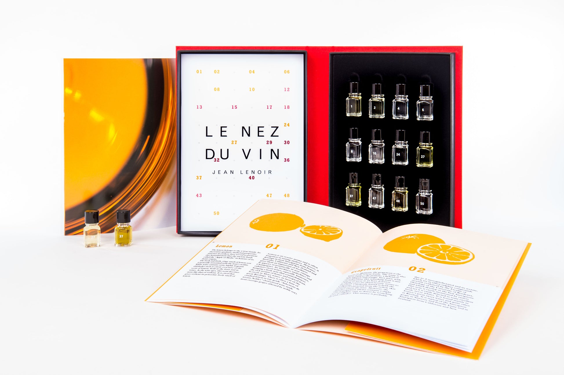 Le Nez du Vin - Wine Aroma Kit by Jean Lenoir - White Wines & Champagnes 12 Aromas