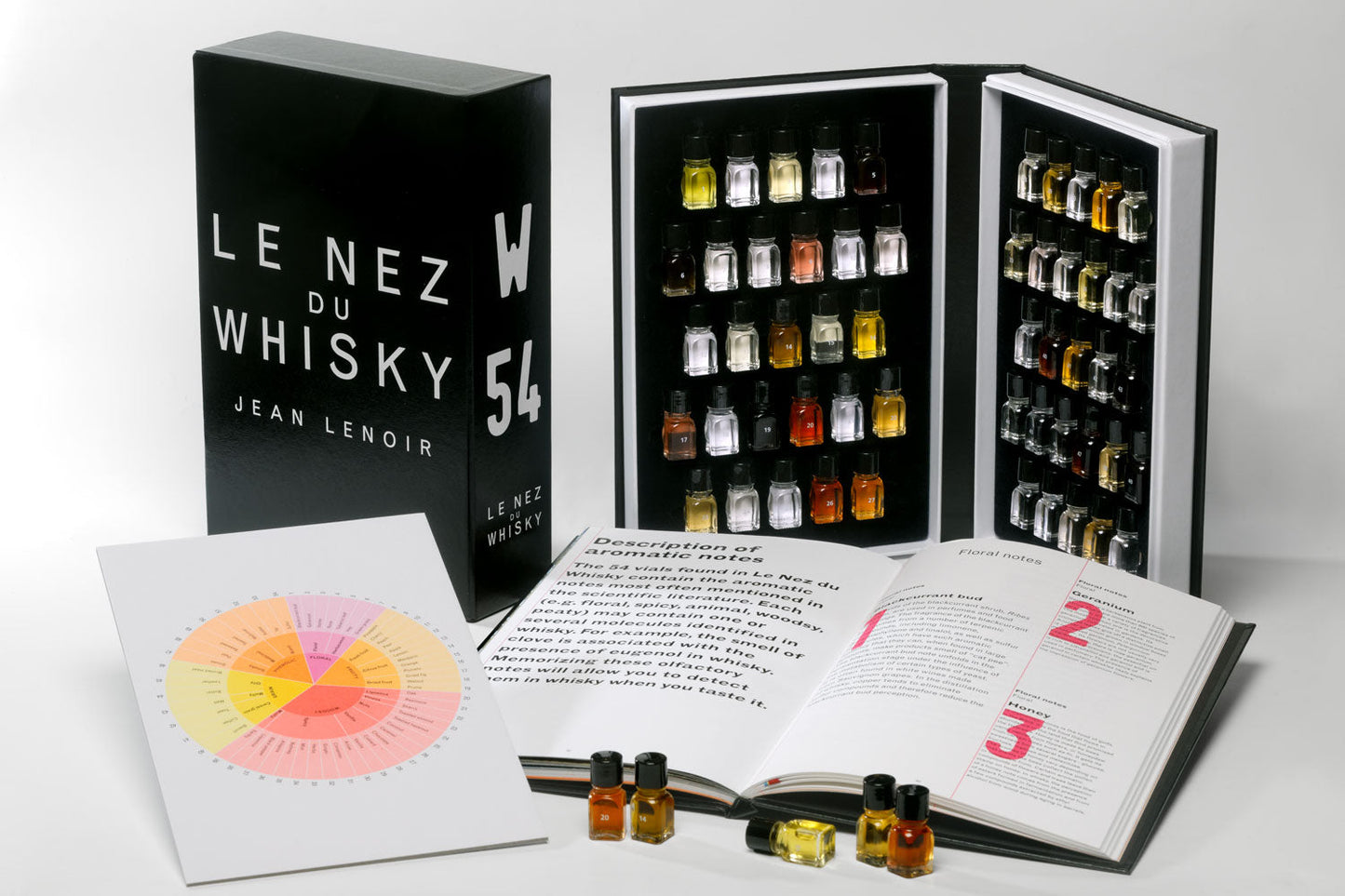 Le Nez du Whiskey - 54 Whisky Aroma Kit by Jean Lenoir