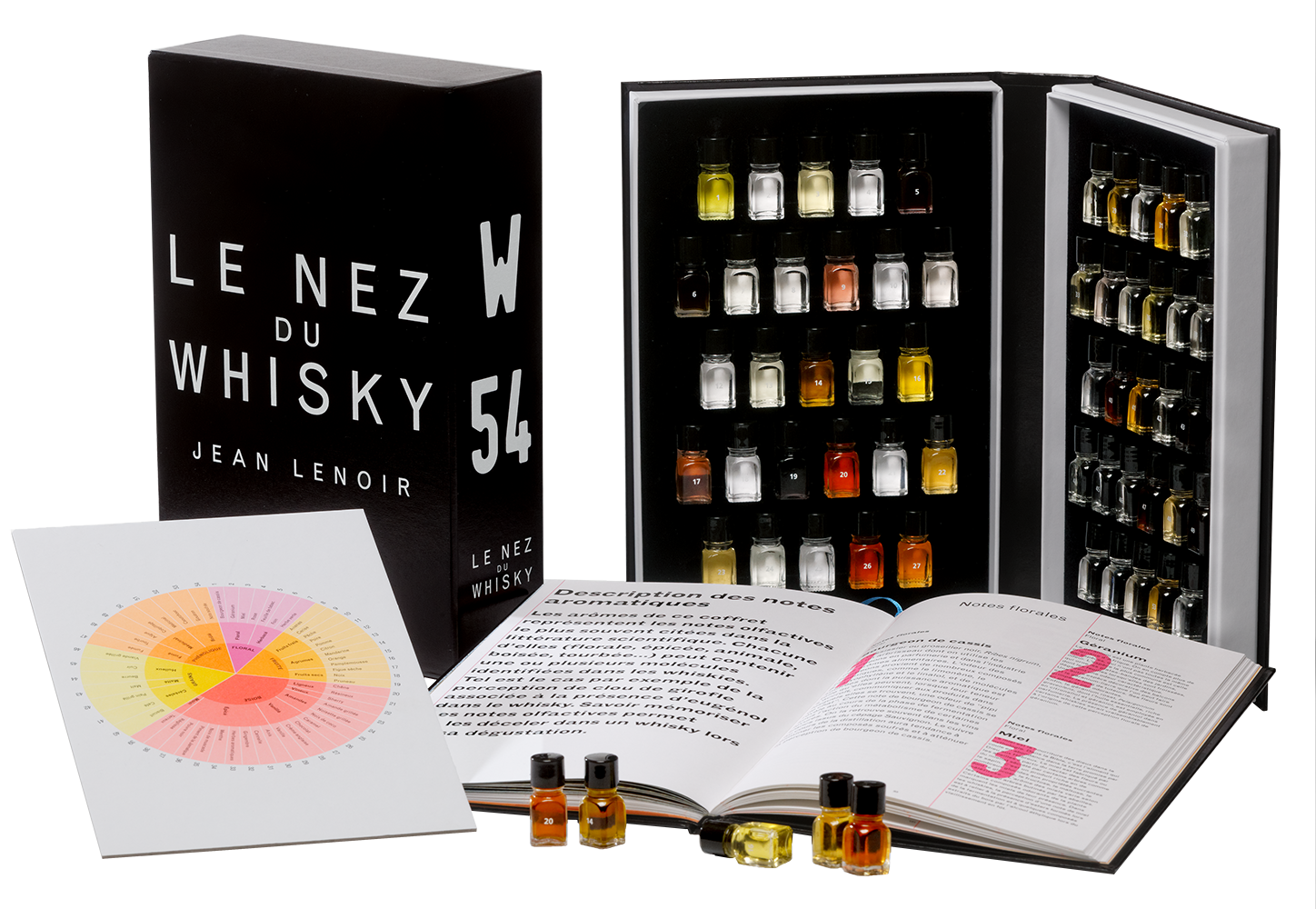 Le Nez du Whiskey - 54 Whisky Aroma Kit by Jean Lenoir